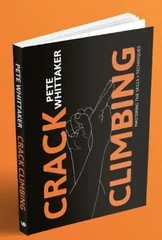Crack Climbing by Pete Whittaker — the cover Alex illustrated